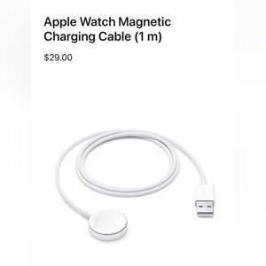 Apple Watch magnetic charging cord